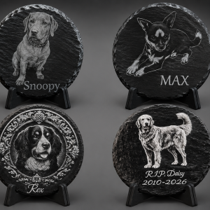 Personalised Pet Portrait Slate — Made to Order