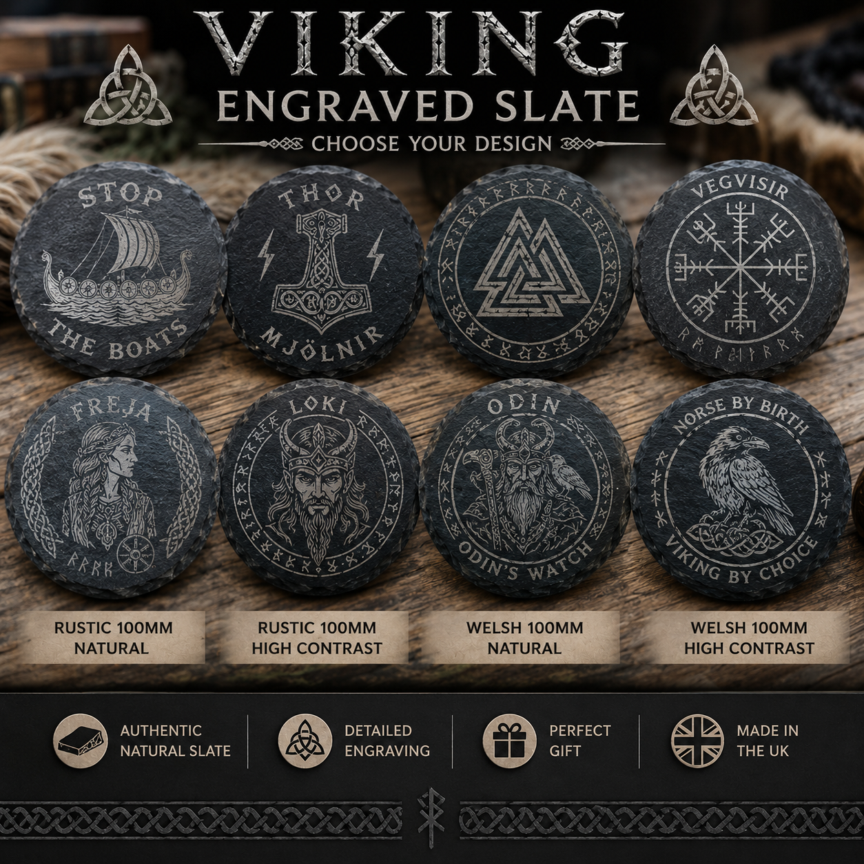 Viking Engraved Slates